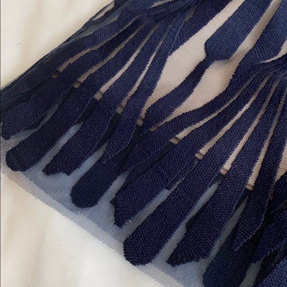 Missguided Navy Lace Choker Neck Bodycon Dress - Picture 5 of 9